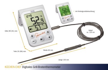 TFA 14.1510.02 Dijital Barbekü Et Termometresi