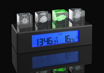 TFA 35.1110  'Crystal cube' Telsiz Hava İstasyonu