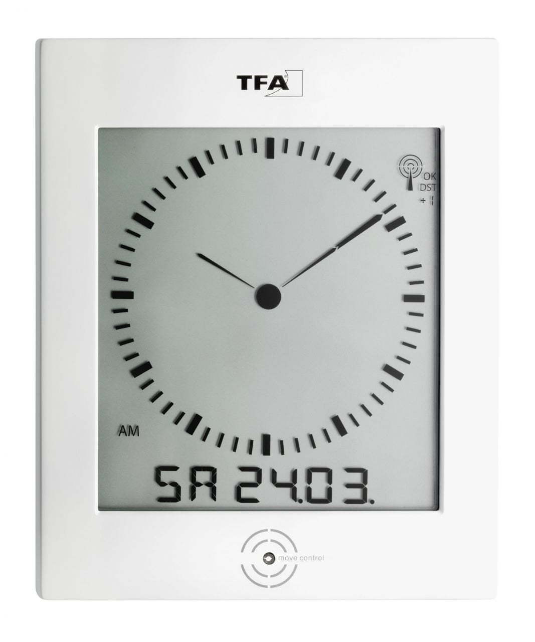 TFA 60.4506  'Dialog' Oda Sıcaklığını Gösteren  Radyo Kontrollü Duvar Saati