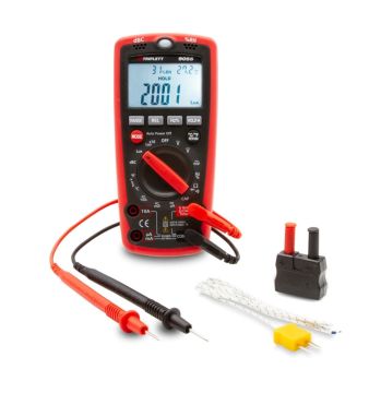 3 ¾ DIGIT 4000 COUNT 6-IN-1 DIJITAL MULTIMETRE CAT IV 600V  Lux, dB, Nem ve Sıcaklık 9055) Triplett