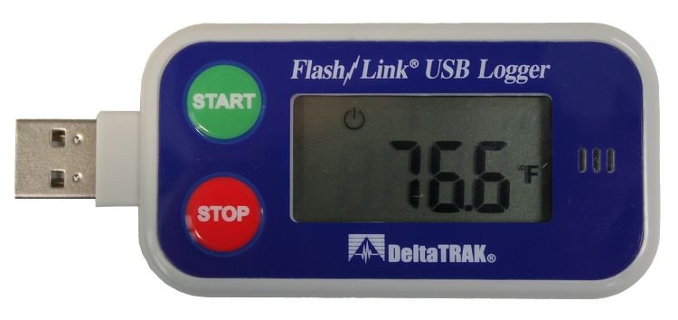 Deltatrak Model 20901  FlashLink® Tekrar kullanılabilir  USB Data Logger
